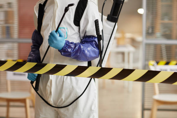 Professional Blood Cleanup technician working in Goshen, CA